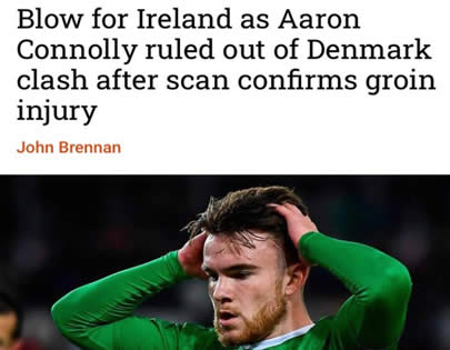 Aaron Connolly - Hip Injury News